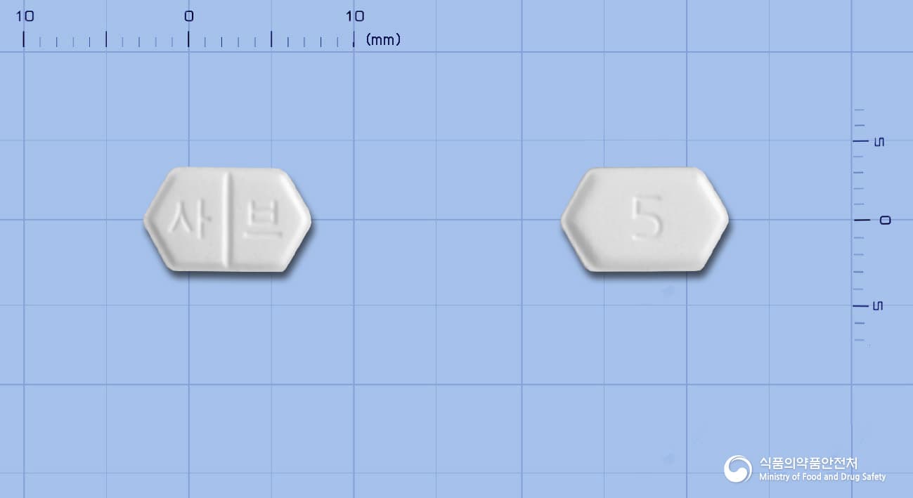 사브정5밀리그램(에스암로디핀베실산염2.5수화물)