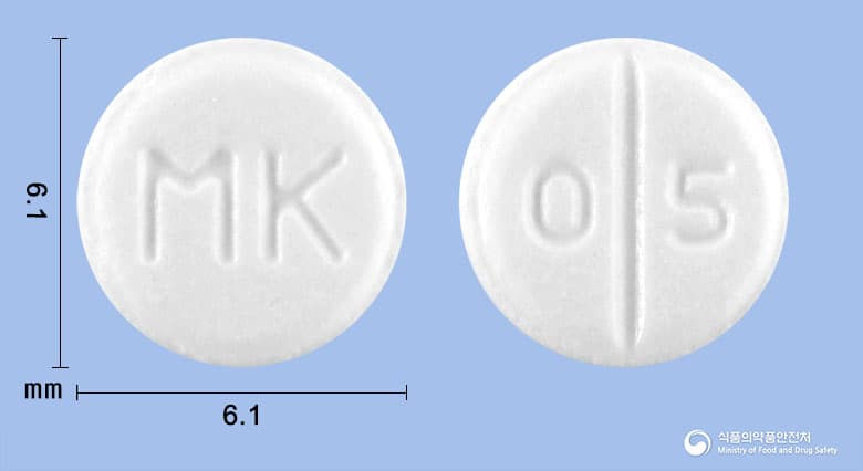 라사길정0.5밀리그램(라사길린메실산염)
