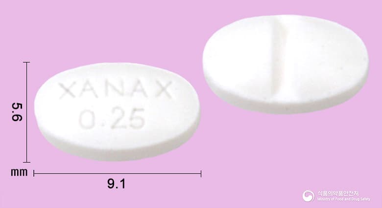 자낙스정0.25밀리그램(알프라졸람)