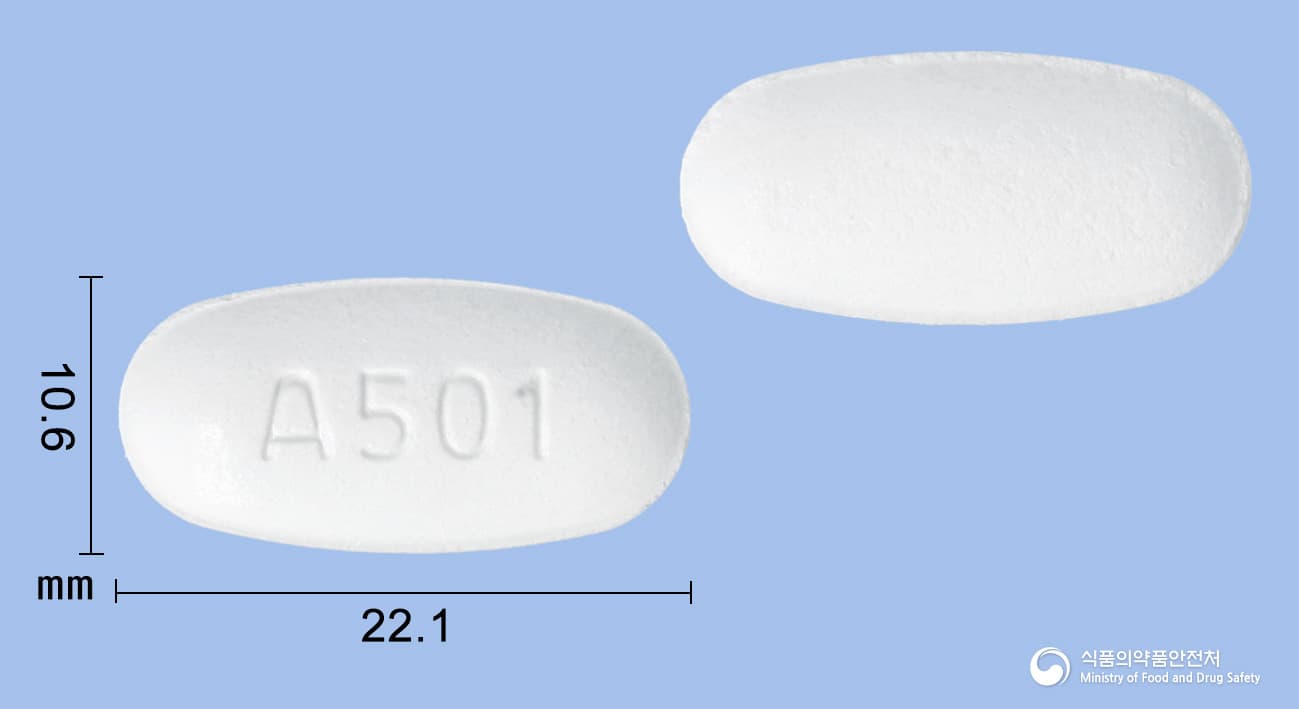 라니글듀오서방정5/1000밀리그램(리나글립틴,메트포르민염산염)