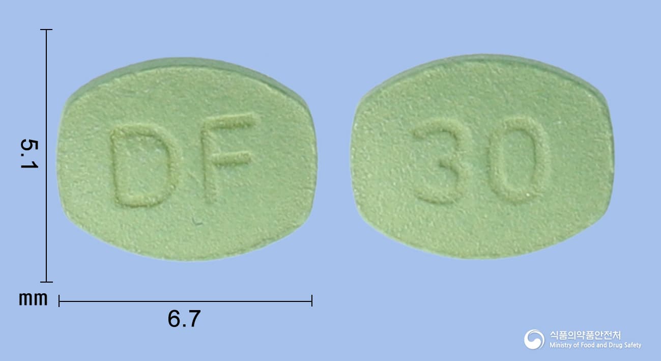 카나덴정30밀리그램(피마사르탄칼륨삼수화물)